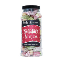 Yorkshire Mixture Sweets - (600g) Original Retro Boiled Yorkshire Mixture Sweets Gift Jar By Bentley & Ackerman's Sweet Shop.