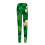 Women's St. Patrick's Day leggings gold clover pattern 2XL 3