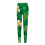 Women's St. Patrick's Day leggings gold clover pattern 2XL 4