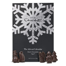 Hotel Chocolat - Dark Chocolate Advent Calendar 2025, 125g - Filled With 24 Festive Sculptures - Christmas Gifts