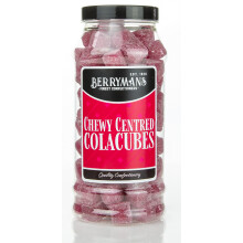 Original Chewy Centred Cola Cubes Boiled Retro Sweets Gift Jar by Berrymans Sweet Shop - Classic Sweets, Traditional Taste.