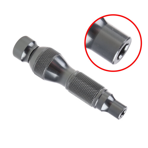 Quick Release Magnetic Screwdriver Bits Holder Quick Change Screw Driver Drill Bit Extension Bar Used for 1/4" Mini Bit 2