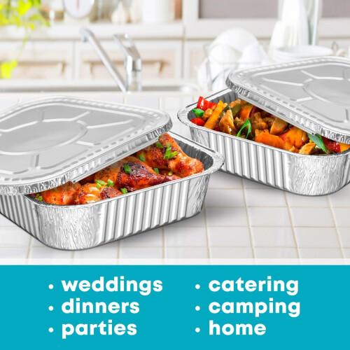 Aluminum Pans 88 Inch 40 Pack 2
