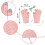 USB-beheizbare Handschuhe für Damen – Touchscreen, 5-Finger, Pink 5