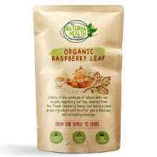 Organic Raspberry Leaf Tea - 50 Biodegradable Tea Bags | Caffeine-Free Herbal Infusion for Women | Grown in Bulgaria | Soil Association Certified UK