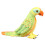 Παιχνίδι στολίδι Budgerigar Προσομοίωση παπαγάλου Μαλακός παπαγάλος Μαλακά 4