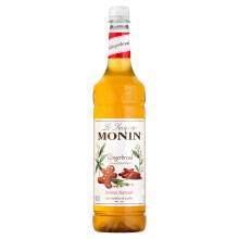 MONIN Premium Gingerbread Syrup 1L for Coffee and Cocktails. Vegan-Friendly, Allergen-Free, 100% Natural Flavours and Colourings