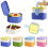 Contenitore bento a doppio strato con coperchio adatto al microonde. 3