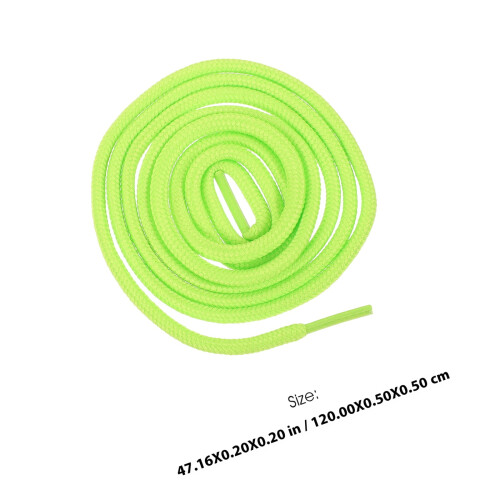 Hellgrüne Polyester-Sportschnürsenkel, 3 Paar 1