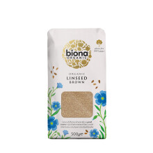 Biona Organic Linseed Brown 500g (Pack of 6
