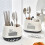 Kitchen Tableware Holder Plastic Counter Chopsticks Spoon Spatula Tool Cutlery Container Storage Container with Drainage Hole 3