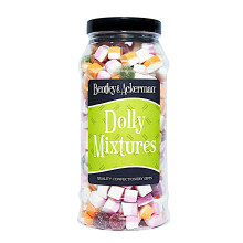 Dolly Mixtures Sweets - (605g) Original Retro Sweets Gift Jar By Bentley & Ackerman's Sweet Shop.