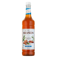 MONIN Premium Gingerbread Sugar Free syrup 1L for Coffee and Cocktails. Vegan-Friendly, Allergen-Free, 100% Natural Flavours and Colourings (Packing