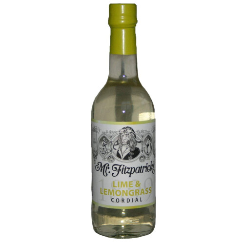Mr Fitzpatricks Lime and Lemongrass Cordial, 500 g