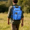 Blue Folding Backpack Chair with Cooler 3-in-1 6