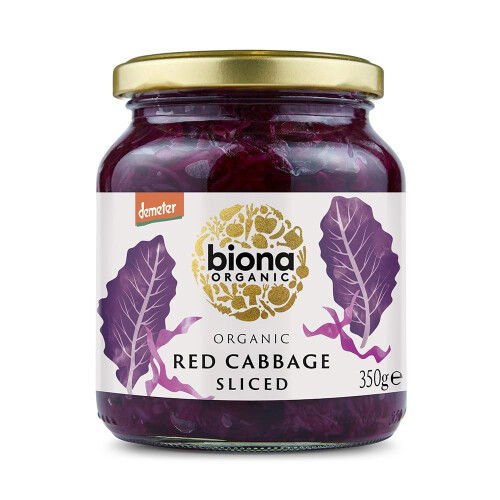 Biona Organic/ Demeter Red Cabbage 350g (Pack of 6)