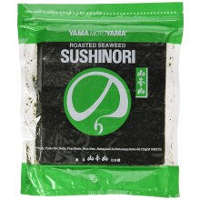 YamaMotoYama Yakizushi Green Sushi Nori Seaweed, 50 sheets