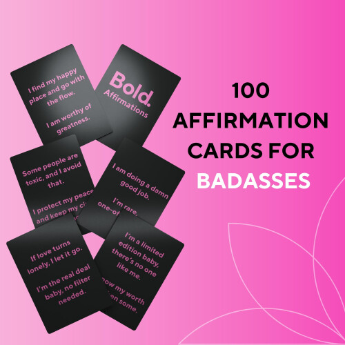 Κάρτες Badass Affirmation για γυναίκες – 100Daily Κάρτες Κινήτρων και Έμπνευσης, Φροντίδα 1