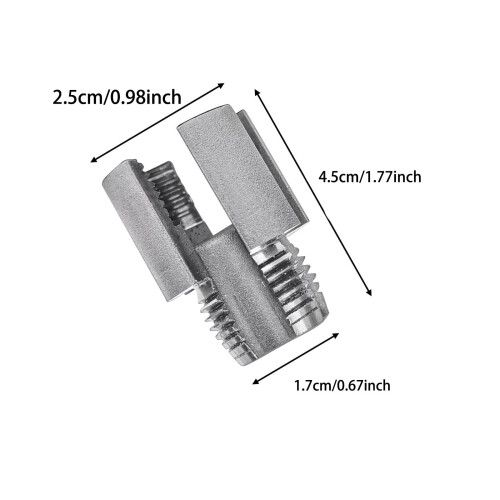 2PCS Dual-Function Pipe Threading Tool (1/2'' 3/4'' 1'') – Electric Drill Compatible, for PVC & Plastic Pipes 1