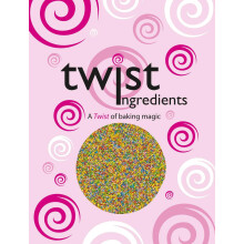Twist Ingredients - Glimmer Rainbow 100s and 1000s - Edible Ball Cake Topper Sprinkles - 800g Edible Cupcake/ Cake Decorations - For Birthday Parties