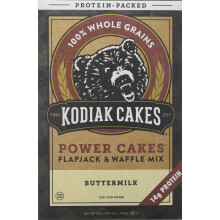 Kodiak Cakes Power Cakes Protein Packed Flap Jack & Waffle Whole Grain Mix Buttermilk, 20 ounces
