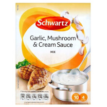 Schwartz Garlic, Mushroom & Cream Sauce Mix (26g) - Pack of 6