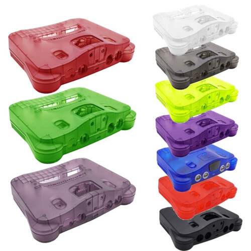 Replacement Housing ABS Shell for N64 Retro Video Game Console Easy Installation 1