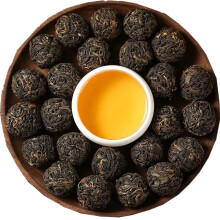 Sun Dried Black Dragon Pearls Tea 200g Yunnan Special Black Loose Leaf Old Tree Strong Aroma Ripe Tea
