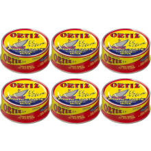 Ortiz Bonito del Norte - White Tuna in Olive Oil 250 gr. - [Pack 6]