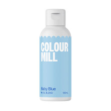 Colour Mill Oil Blend Food Colouring Baby Blue: Next Generation Oil Based Food Colours - 100 ml