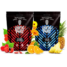Verde Mate Green Energia Guarana and Mas IQ 2x500g - Two-pack of Yerba Mate Tea, Brazilian