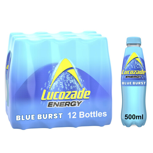 Lucozade Lucozade Energy Blue Burst 500ml (Pack of 12)