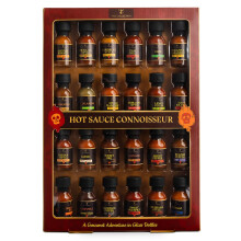 Tilz, Hot Sauce Gift Set - 24 Chilli Sauce Gift Set |Christmas Food Gifts For Men Women, Cayenne, ?Sriracha, ?Scotch Bonne, ?BBQ, Chipotle|Hot Sauce