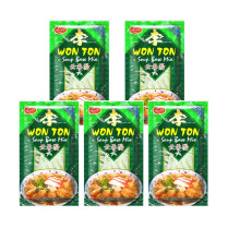 LEE Won Ton Soup Base Mix Chinese Noodle Soup Broth 45g (5 Packs, 25 Sachets)