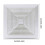 Bathroom Ceiling Exhaust Fan White for Kitchen and Bathroom Ventilation 2