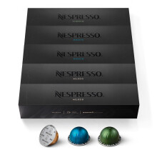 Nespresso Vertuo Assortment of Coffee Mug 50 Capsules 20 x Melozio, 10 x Odacio, 20 x Stormio