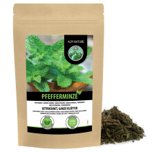 Alpi Nature Peppermint Tea 200g 7.1 oz, Whole Peppermint Leaves, Loose Leaf Tea for Infusions