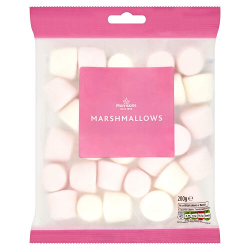 Morrisons Marshmallows 200 g x 12