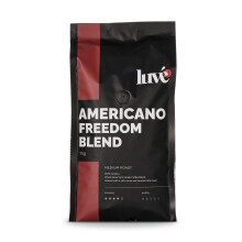 Luve Americano House Blend Coffee Beans 1kg ? Medium Roast 100% Arabica ? Fresh Roasted UK ? Premium Quality Intense Whole Coffee Beans with Cacao &