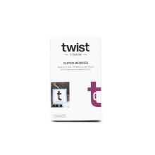 Twist Teas - Super Berries ? 15 Plastic-Free Fruit & Hibiscus Teabags | Bright Berry Infusion with Apple, Elderberries, Blackcurrants & Rosehip |