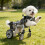 Supportive Comfortable Adjustable Pet Wheelchair Four Wheel-L 5