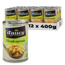 D'Aucy Sliced Carrots 400g (Pack of 12)