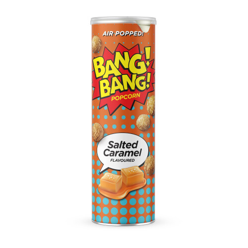Bang Bang Popcorn ? Salted Caramel Flavour | Air Popped ? Sweet & Salty Snack | 85g (Pack of 6)