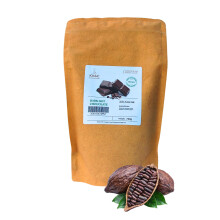 KV&C Vegan Instant Dark Hot Chocolate | 33% Cocoa | Diary Free | Creamy Frothy Rich Flavour | Home | Office | Vending | Resealable Bags (750g Bag)