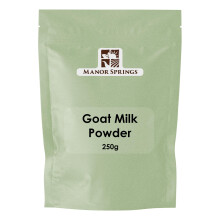 Goat Milk Powder 250g ? Whole Full Cream Powder by Manor Springs | High in Calcium & Nutrients