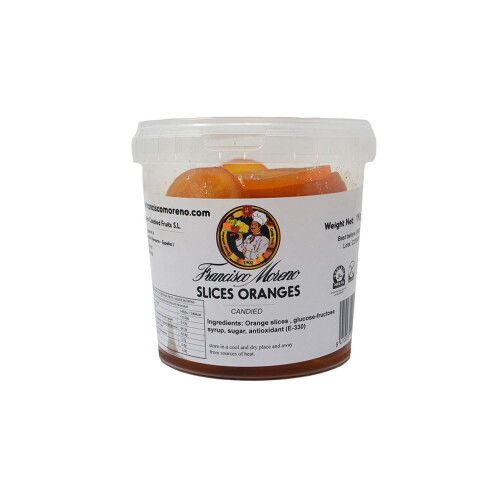 Francisco Moreno Candied Orange Discs - 1kg