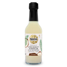 Biona Organic Coconut Vinegar 250ml, Pack of 6 - Vinegar With The Mother - Unpasteurised & Unfiltered - Unique Tropical Aroma - For Dressings &