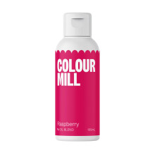 Colour Mill Food Colouring Raspberry 100ml - Next Generation Oil Based Food Colouring for Baking, Decorating, Icing and Cooking Food Dye DIY Slime and