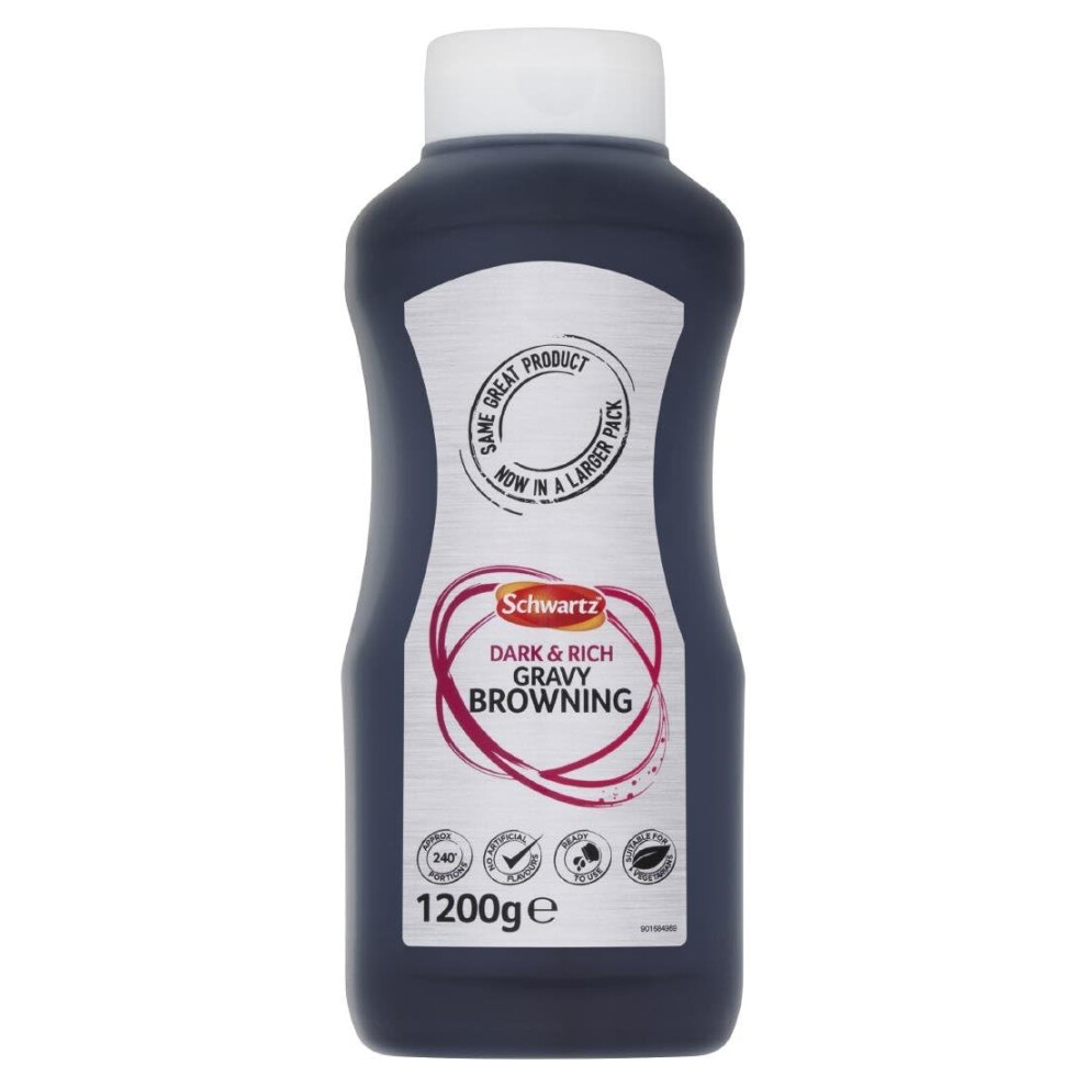 Schwartz Gravy Browning, Ready To Use Rich Gravy Browning For Soups, Stews And Casseroles, Perfect To Add Colour To Marinades And Meat Rubs, 1.2Kg Dark
