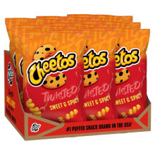 Cheetos Twisted Sweet & Spicy Sharing Crisps 120g (Case of 9)